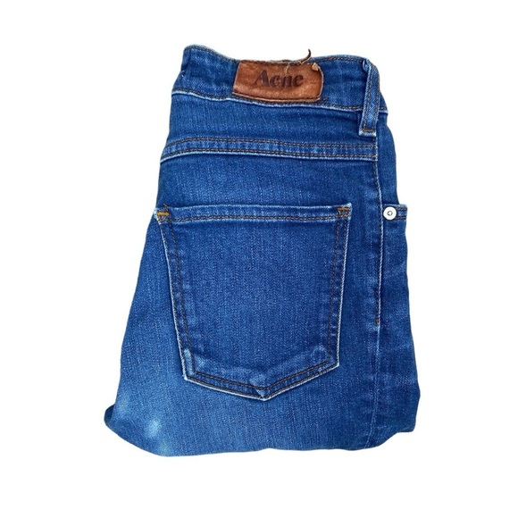 Acne Studios Needle Prospect Jeans Size 27 Blue - Picture 2 of 13